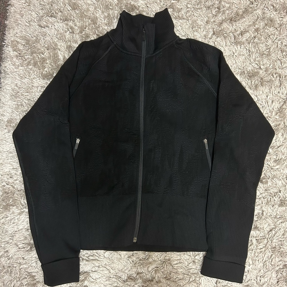 Lululemon Athletica Black Zip-Up Jacket